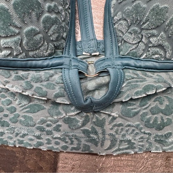 PINK Victoria's Secret Blue/Teal Bralette Medium - Picture 4 of 9